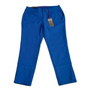 SABRINA LAUREN Ankle Stretch Pant Color Blue Size p10